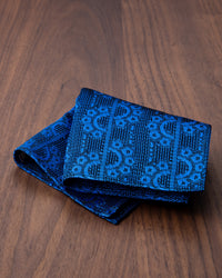 [Art] CHAIN CHAIN Pocket Square Tango Blue
