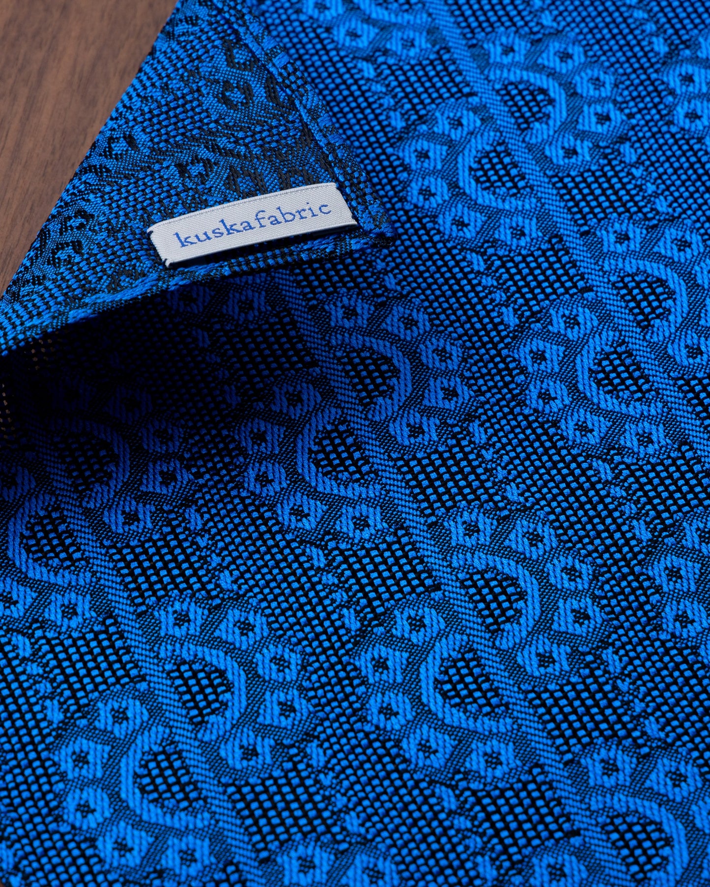 [Art] CHAIN CHAIN Pocket Square Tango Blue