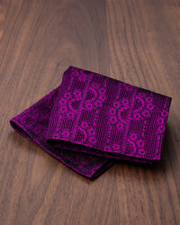 [Art] CHAIN CHAIN Pocket Square Purple