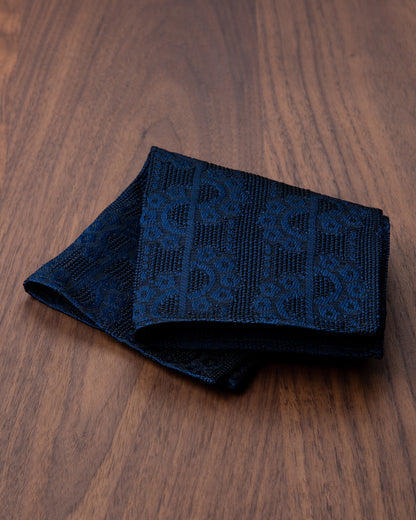 [Art] CHAIN CHAIN Pocket Square Dark Navy