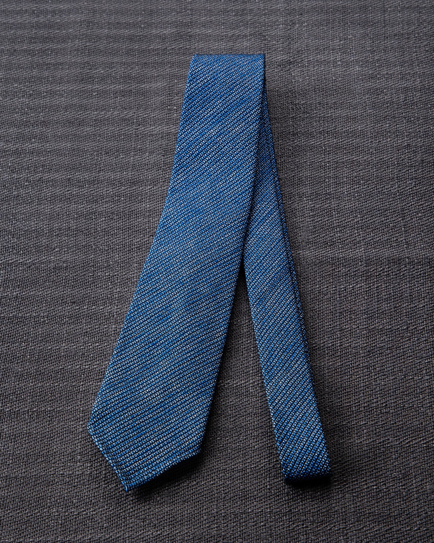 Executive Kasuri Mix Tie Tango Blue x White
