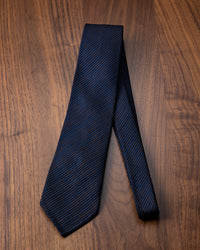 Executive Kasuri Mix Tie Navy x Brown