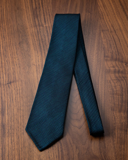 Executive Kasuri Mix Tie Dark Navy x Dark Green