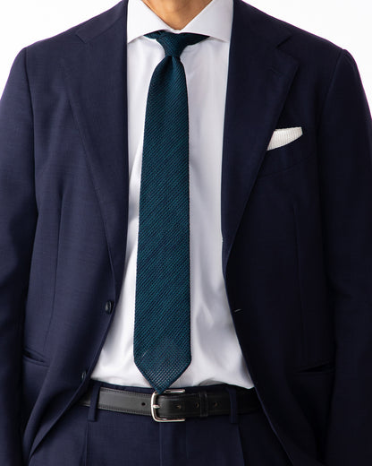 Executive Kasuri Mix Tie Dark Navy x Dark Green