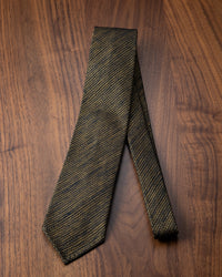 Executive Kasuri Mix Tie Yellow x Dark Navy