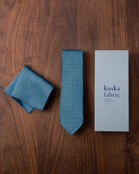 Executive Garza Tie & Pocket Square Sax