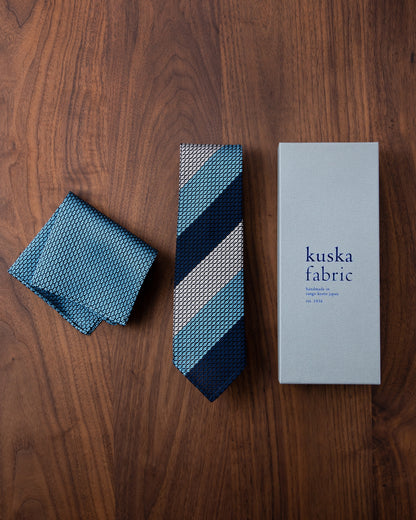 Executive Garza Tie (3 colors) & Pocket Square Sax