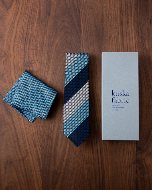 Executive Garza Tie (3 colors) & Pocket Square Sax