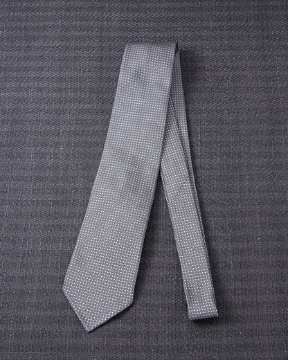 Executive Solid Tie Silver Gray
