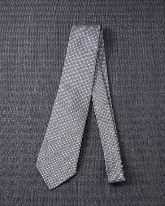 Executive Solid Tie Silver Gray