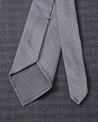 Executive Solid Tie Silver Gray