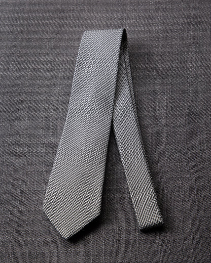 Fresco Tie White Gray