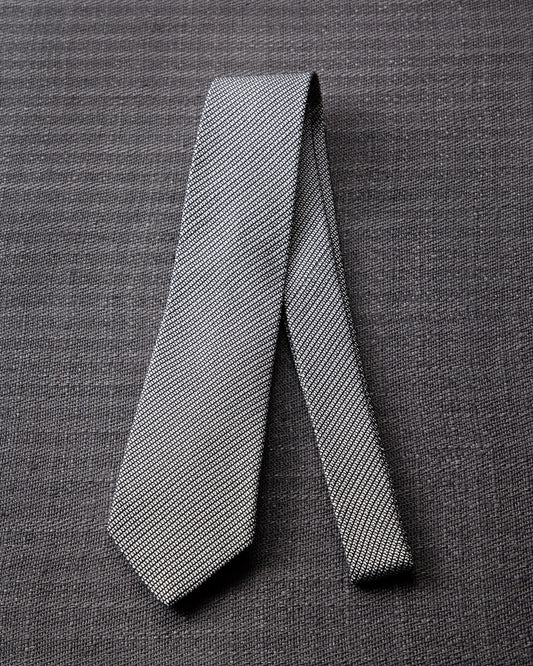 Fresco Tie White Gray
