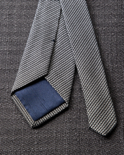 Fresco Tie White Gray