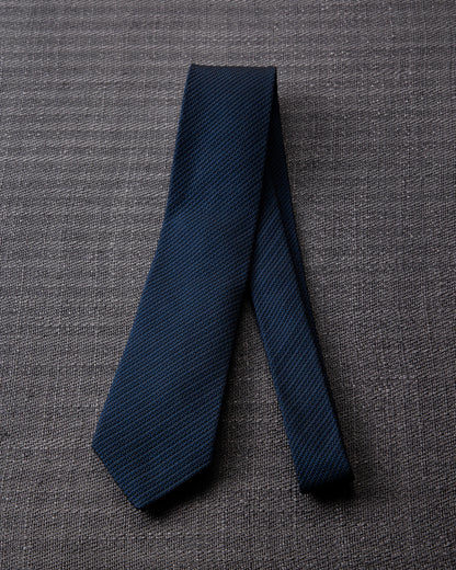Fresco Tie Dark Navy