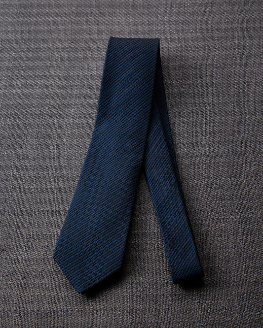 Fresco Tie Dark Navy