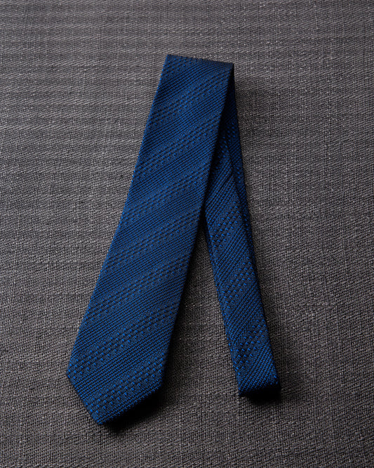 Tango Jacquard Tie Navy