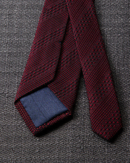 Tango Jacquard Tie Wine