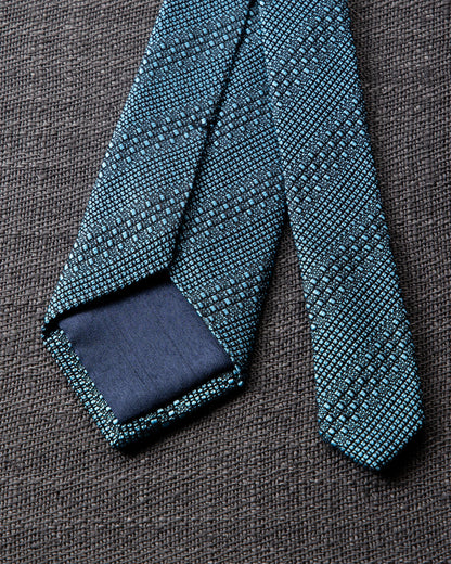 Tango Jacquard Tie & Pocket Square Sax