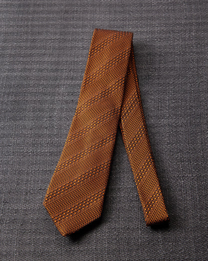 Tango Jacquard Tie Orange