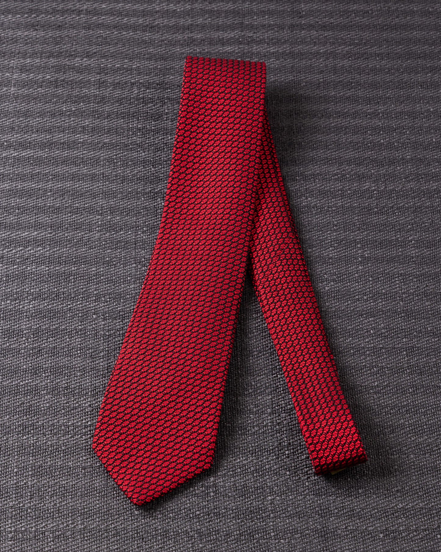 Garza Tie & Pocket Square Red