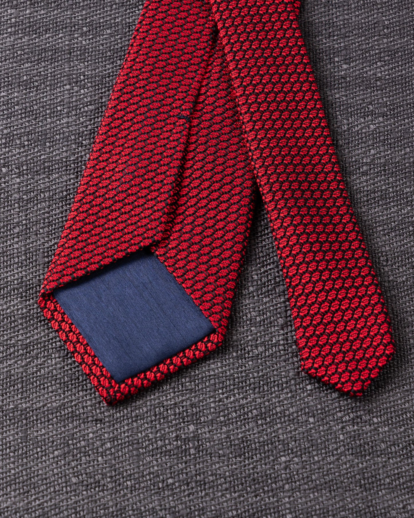 Garza Tie & Pocket Square Red