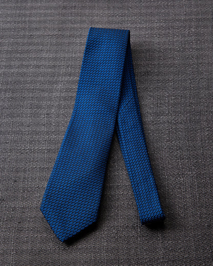 Garza Tie & Pocket Square Navy