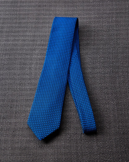 Garza Tie & Pocket Square Tango Blue