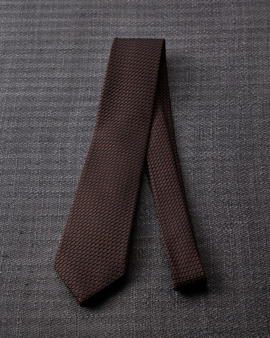 Garza Tie Dark Brown