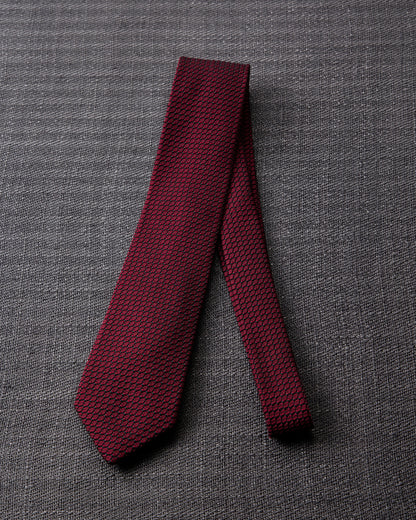 Garza Tie & Pocket Square Wine