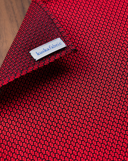 Garza Tie & Pocket Square Red
