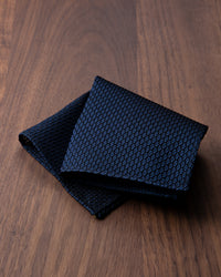 Garza Pocket Square Dark Navy