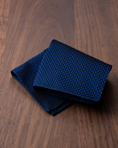 Garza Pocket Square Navy