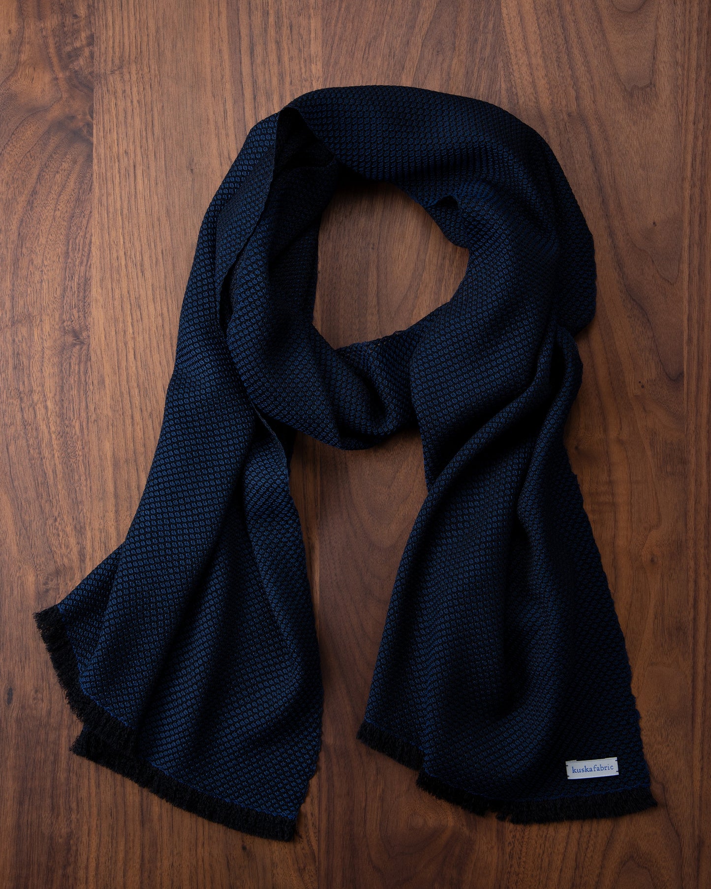Garza Scarf Dark Navy