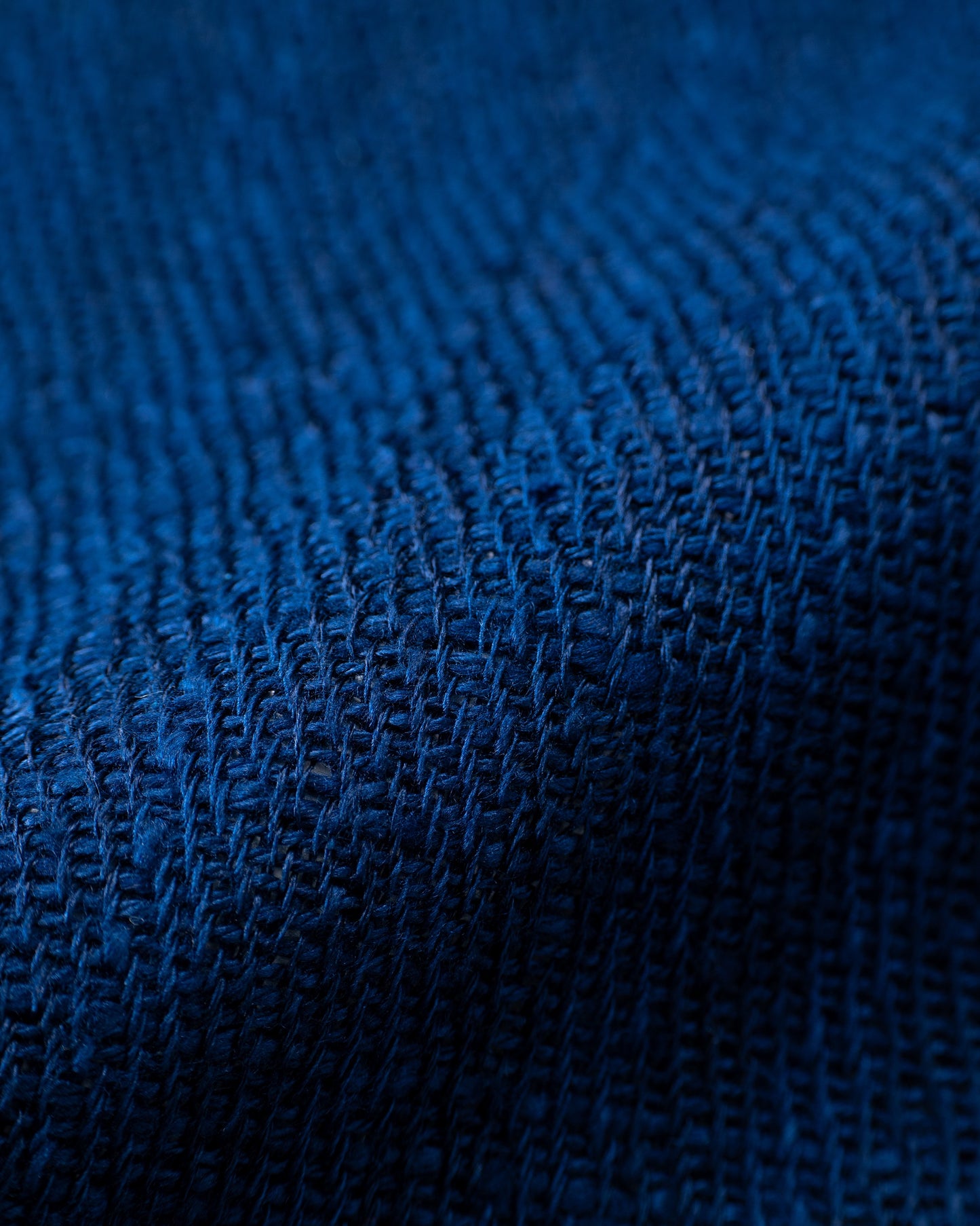 Silk Floss Scarf Navy