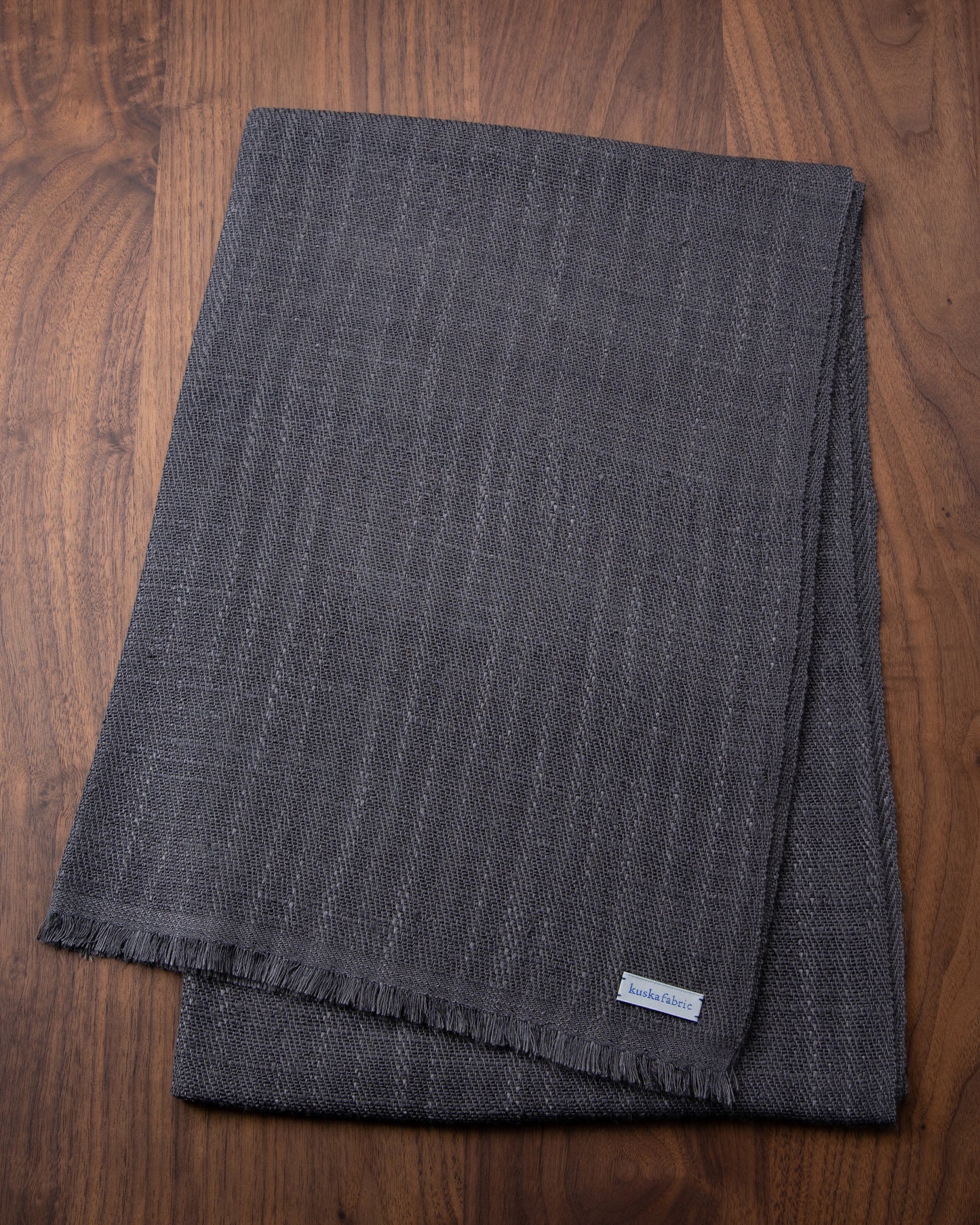 Silk Floss Scarf Gray