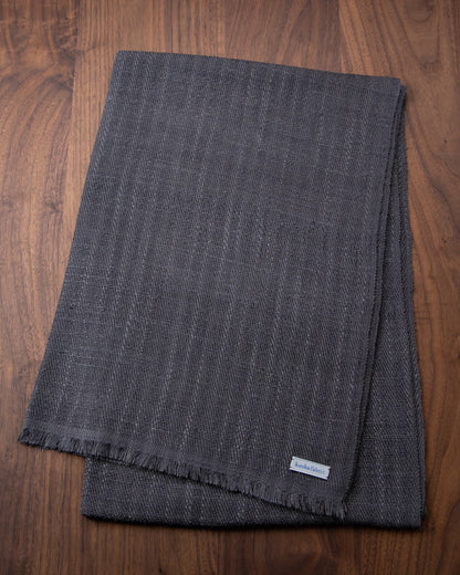 Silk Floss Scarf Gray