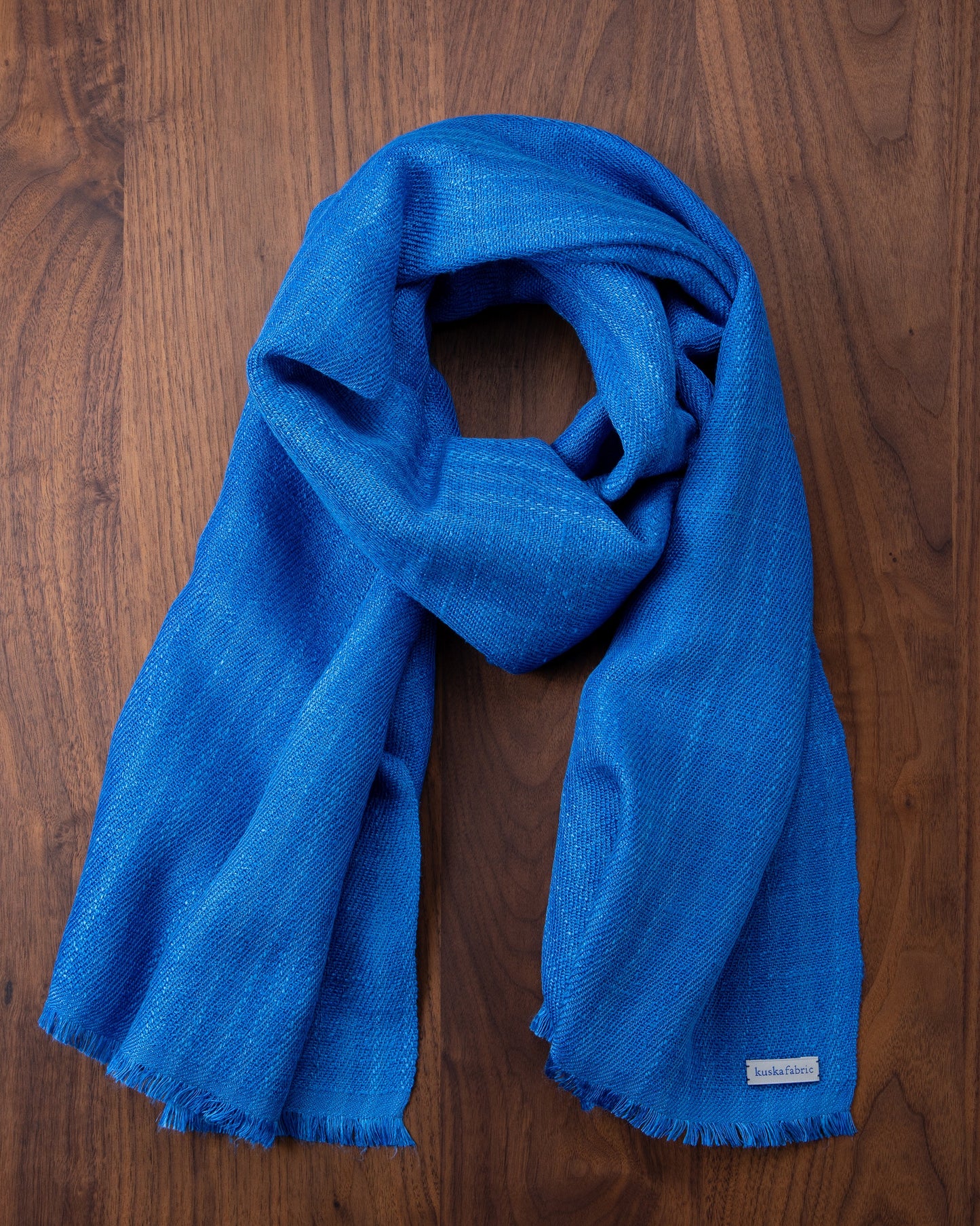 Silk Floss Scarf Tango Blue