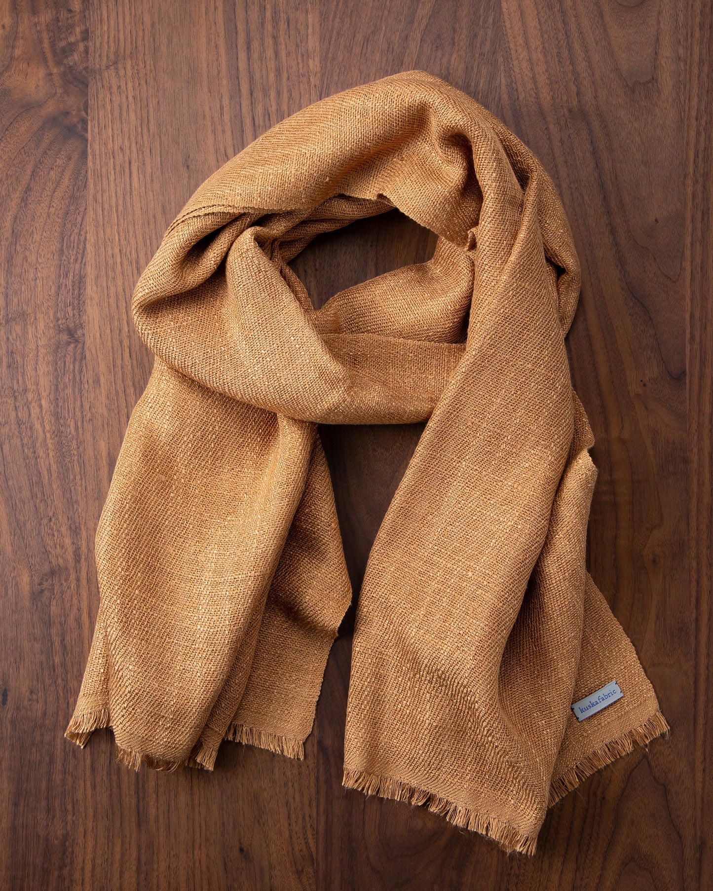 Silk Floss Scarf Beige