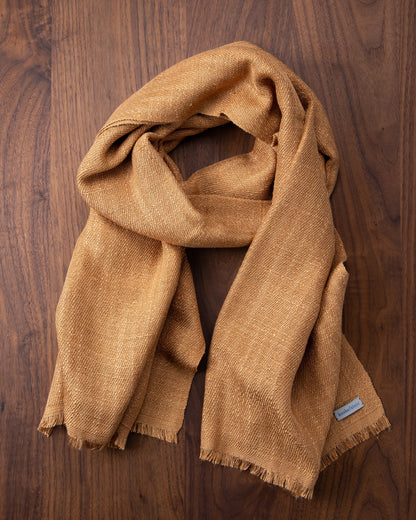 Silk Floss Scarf Beige