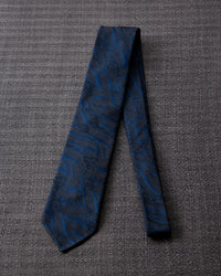 [Art] WAVE HEAD Tie Dark Navy