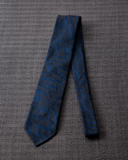 [Art] WAVE HEAD Tie Dark Navy