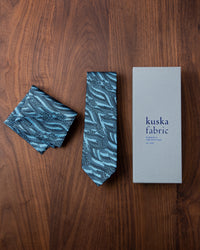 [Art] WAVE HEAD Tie & Pocket Square Sax