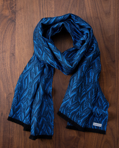 [Art] WAVE HEAD Scarf Tango Blue
