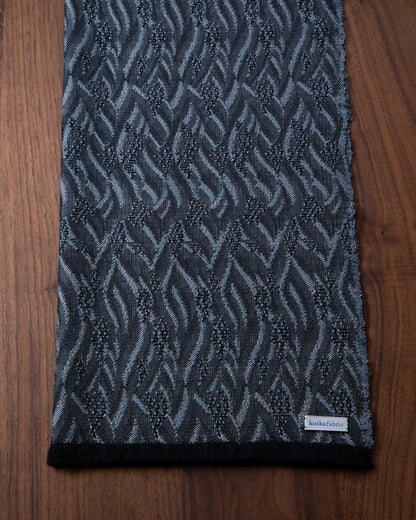[Art] WAVE HEAD Scarf Gray