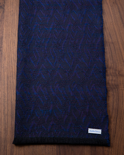 [Art] WAVE HEAD Scarf Navy