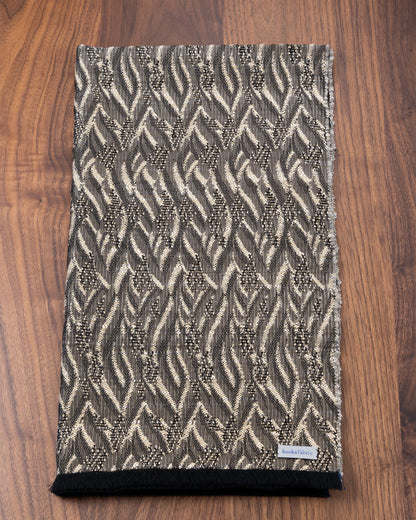 [Art] WAVE HEAD Scarf Gold