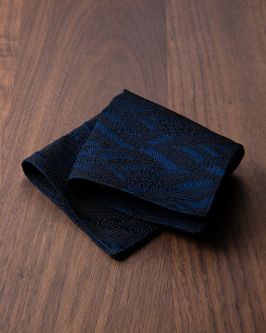 [Art] WAVE HEAD & Pocket Square Dark Navy