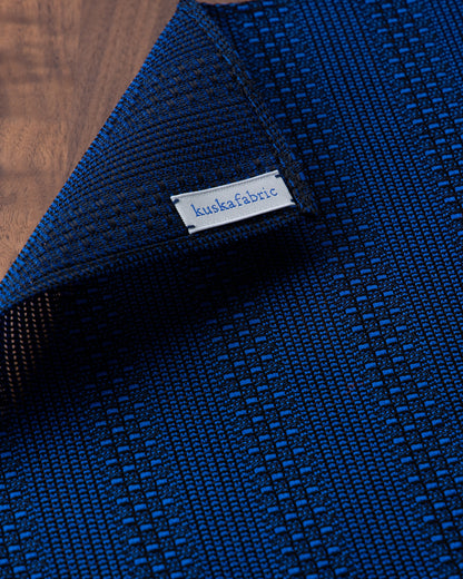 Tango Jacquard Tie & Pocket Square Navy