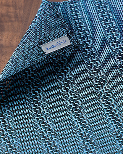 Tango Jacquard Pocket Square Sax